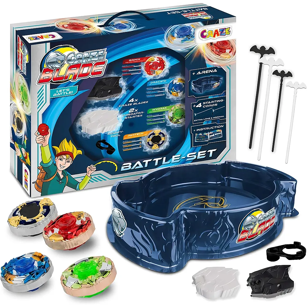 meinspielzeug - Craze Blade XXL Battle Set | Battling Tops