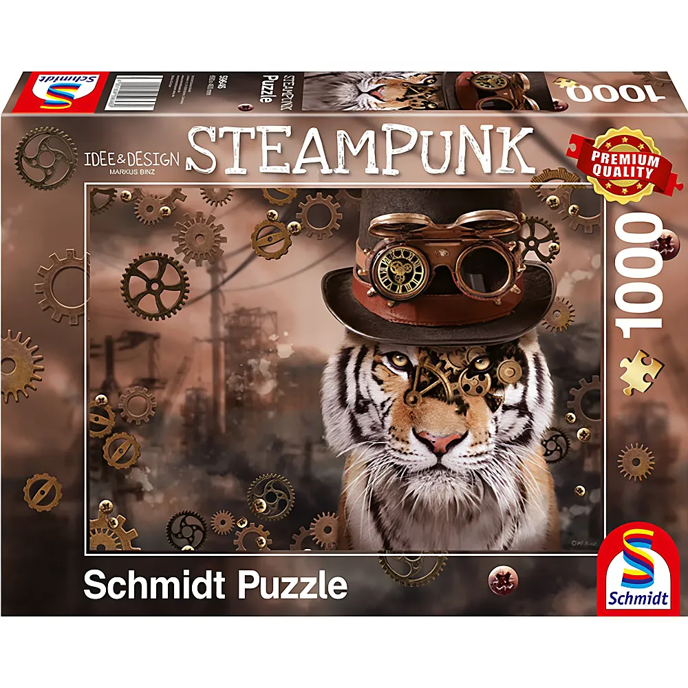 Schmidt Puzzle Steampunk Tiger 1000Teile