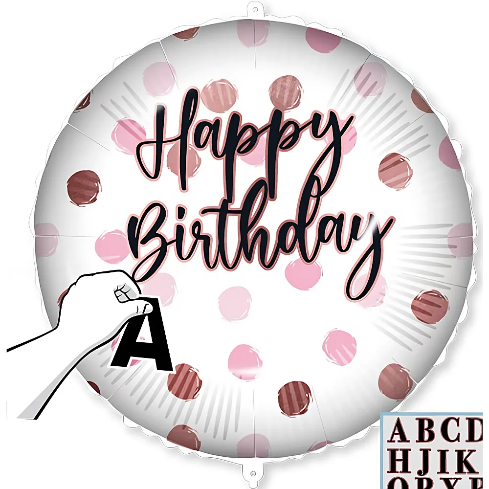 Procos Folienballon Personalisiert Tiger -  45 cm | Folienballone