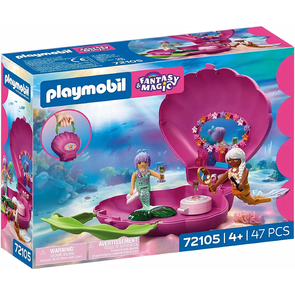 PLAYMOBIL Fantasy & Magic Muscheltasche Meerjungfrauen 72105