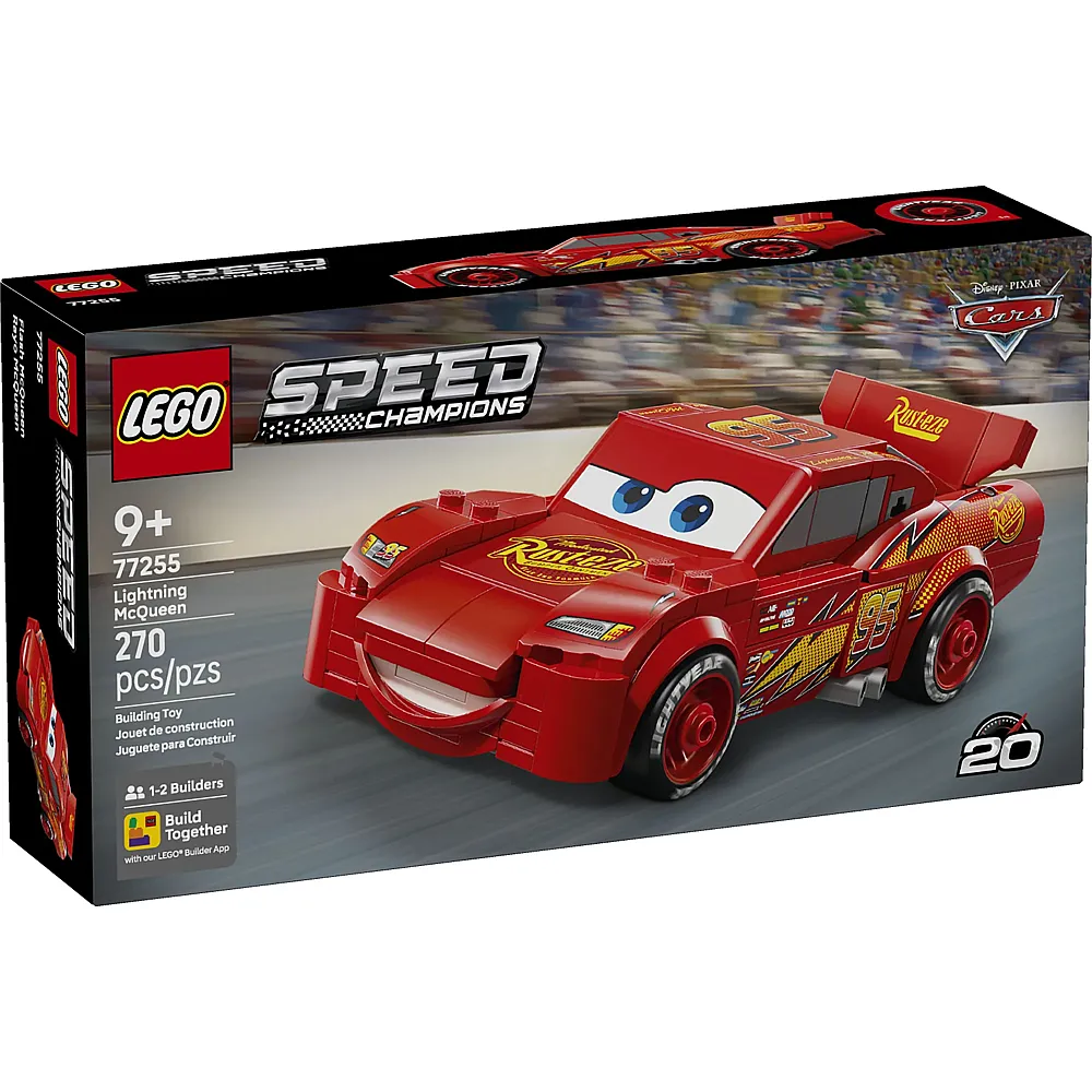 LEGO Speed Champions Disney Cars Lightning McQueen 77255