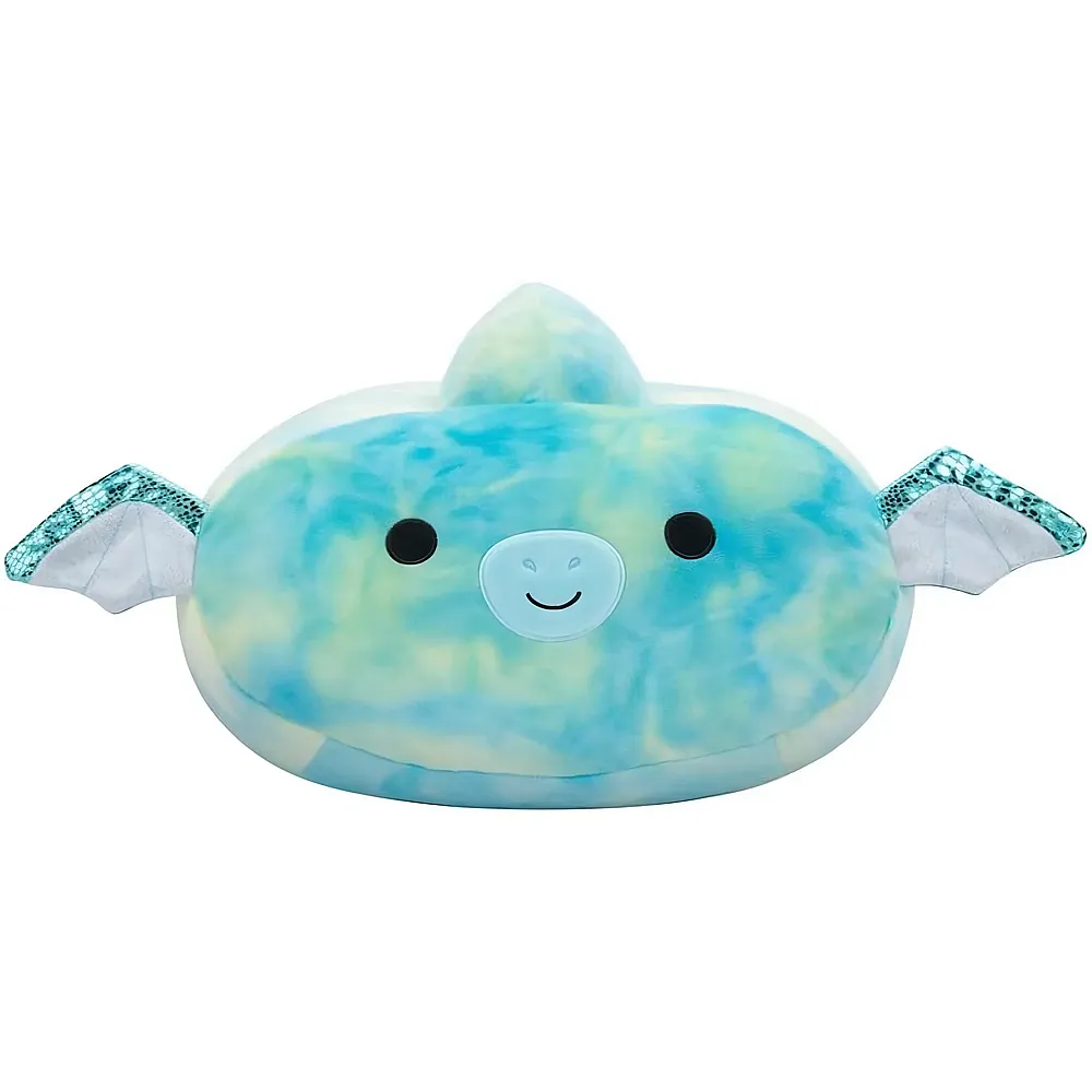 Squishmallows Kellytoy Pl�sch, mittelgross, 30,5 cm, blaugr�n, Pterodaktyl mit schimmernden Fl�geln, stapelbar, offizielles Lizenzprodukt, weiches Geschenk f�r Kinder, M�dchen und Jungen, waschbar
