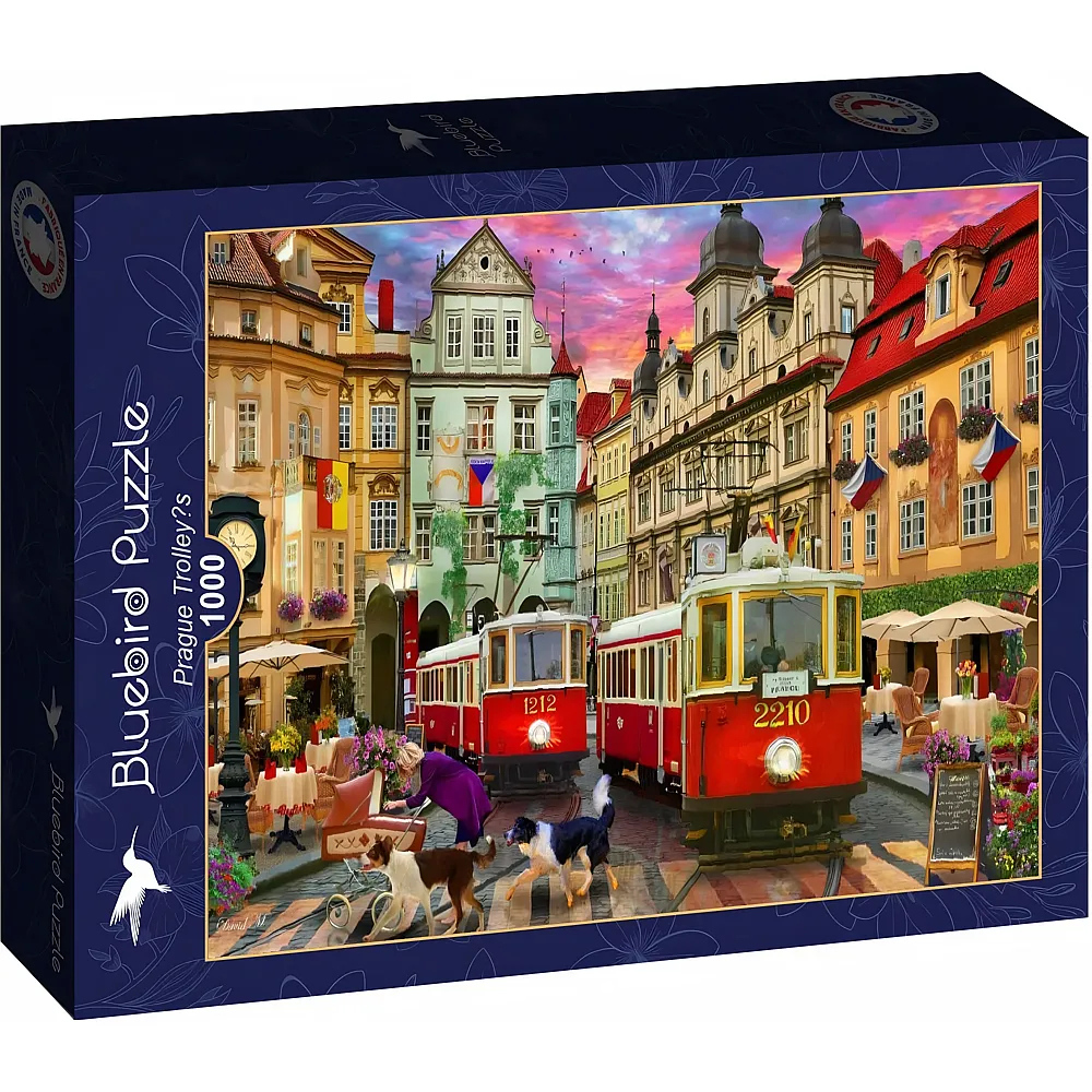 Bluebird Puzzle Prague Trolley's - 1000 Teile