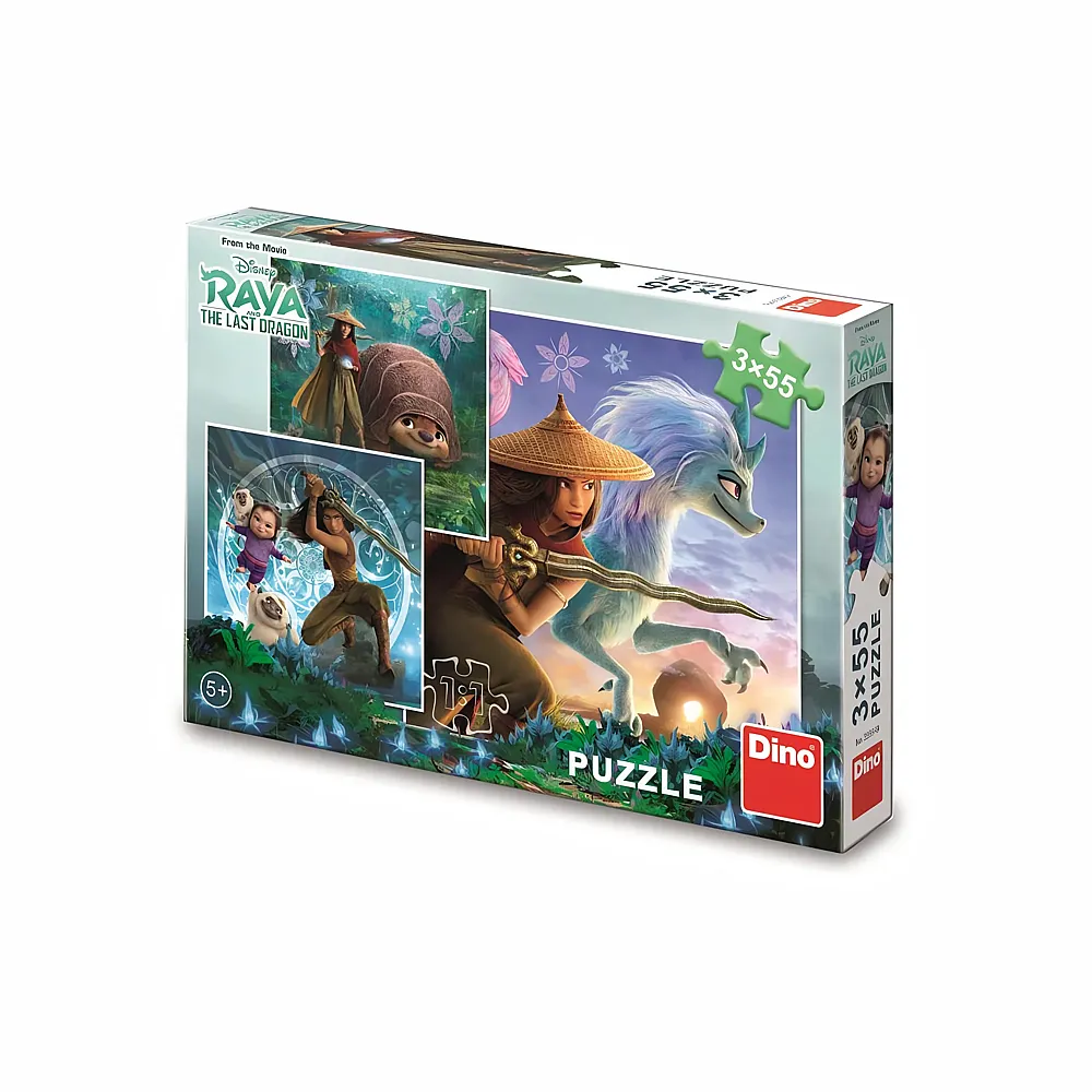 Dino Puzzle 3 Puzzles - Raya und Freunde
