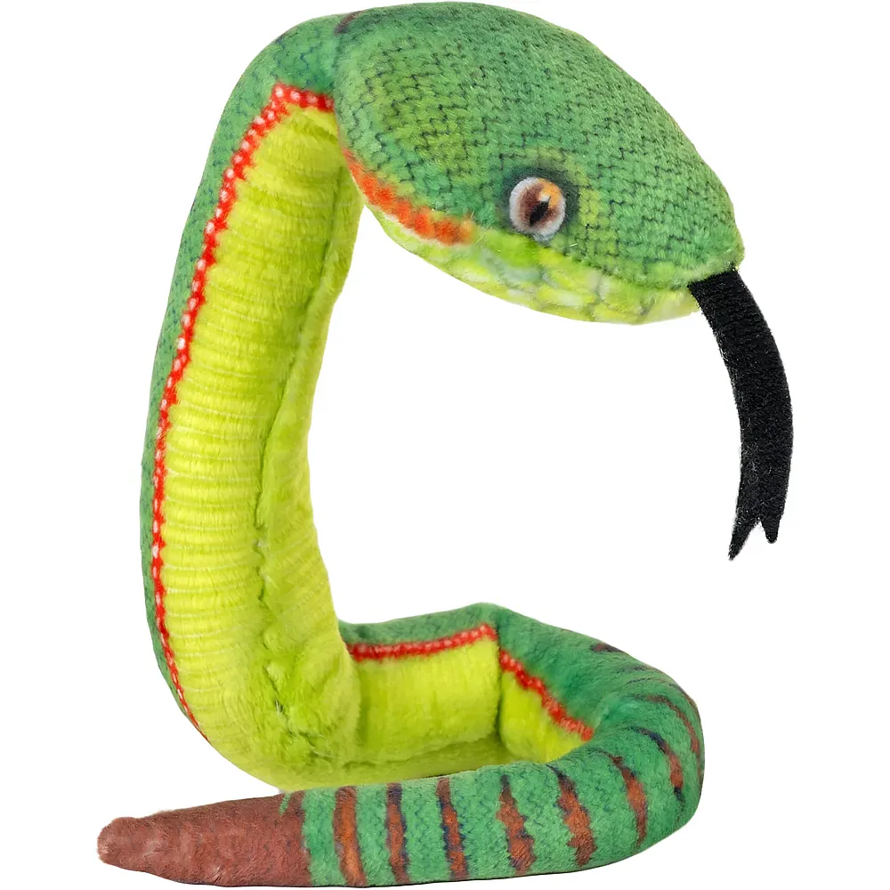 Wild Republic Coilkins Sabah-Grubenotter, Pl�schtier, 30 cm, F�llung aus recycelten Wasserflaschen - Suche