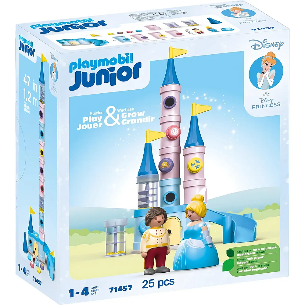 PLAYMOBIL Junior Disney Princess Cinderellas Schloss 71457