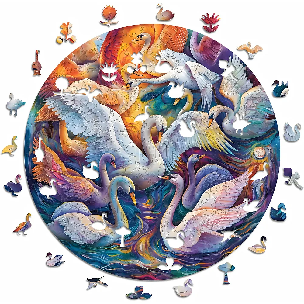 Iconic Puzzle Majestic Swans 350Teile