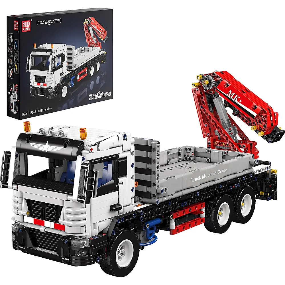 Mould King Models Ferngesteuerter Pneumatischer Kranwagen 17063