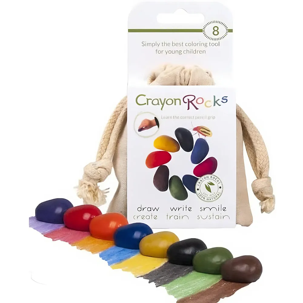 Crayon Rocks im Baumwolls�ckchen 8 Farben