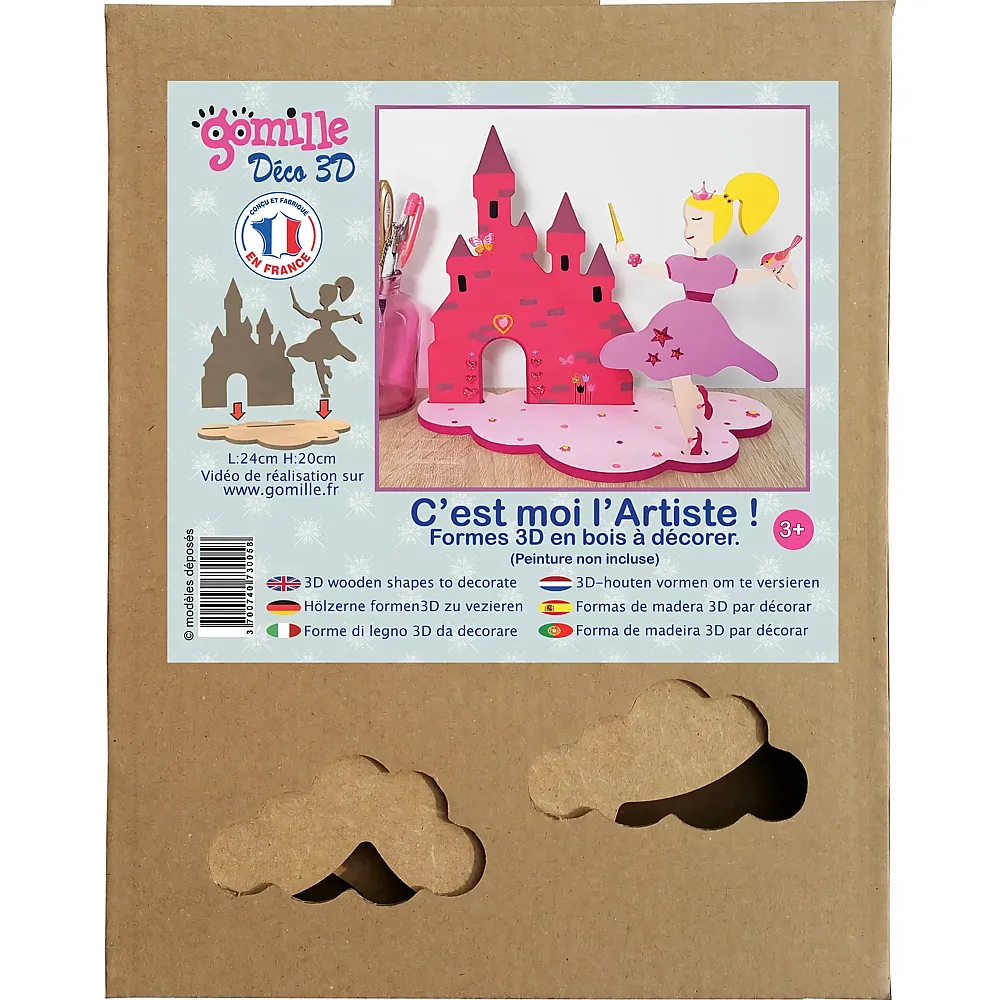 Gomille Fee / Schloss - Deko 3D - Suche