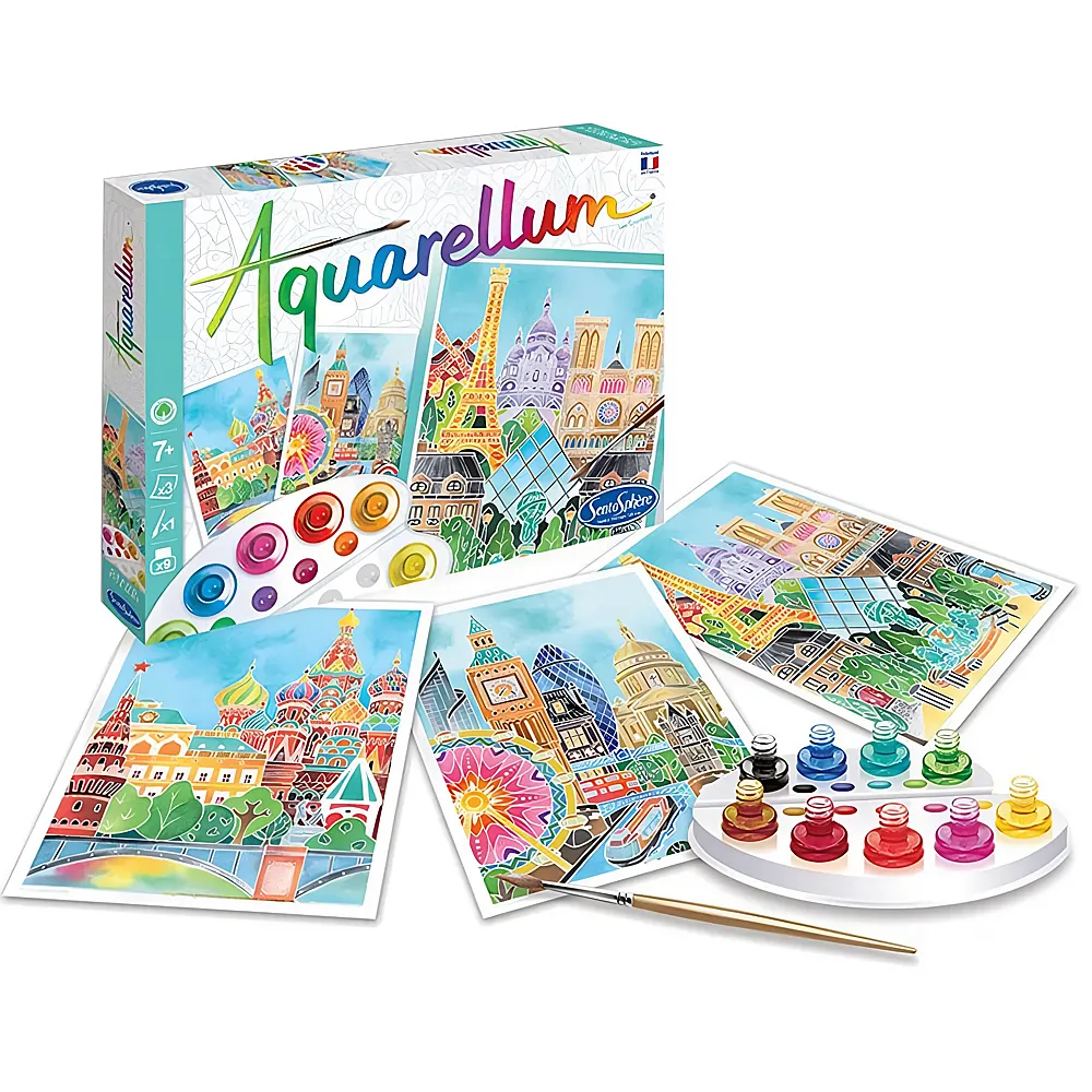 meinspielzeug - Sentosphere Aquarellum Die Hauptst�dte | Malsets
