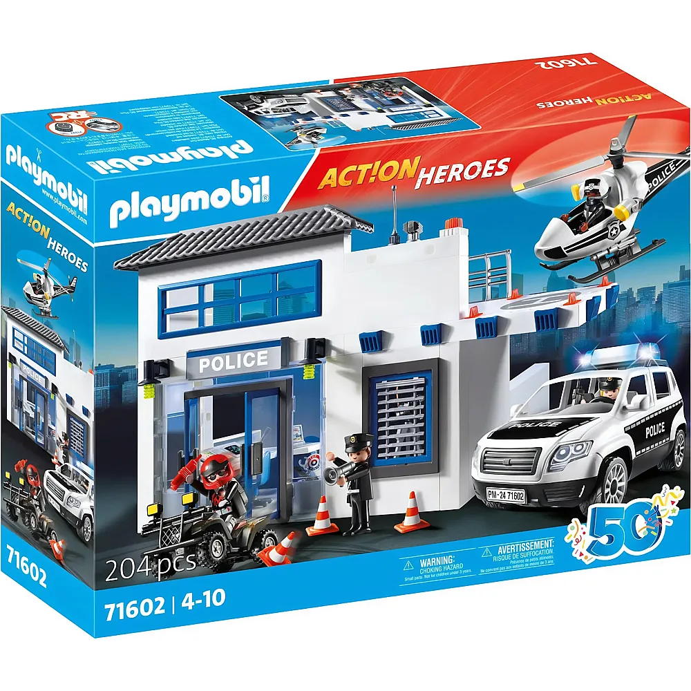 PLAYMOBIL Action Heroes Polizeistation 71602