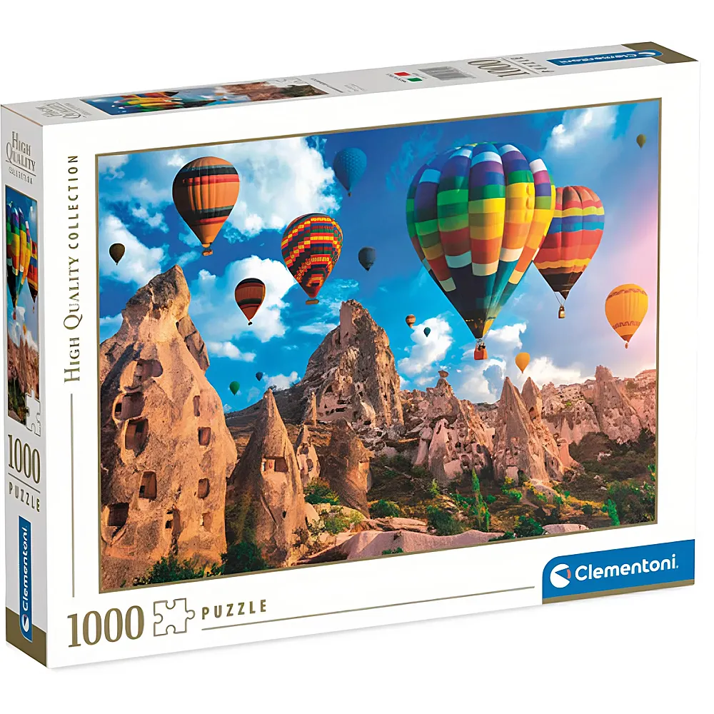 Clementoni Puzzle High Quality Collection Balloons in Cappadocia 1000Teile