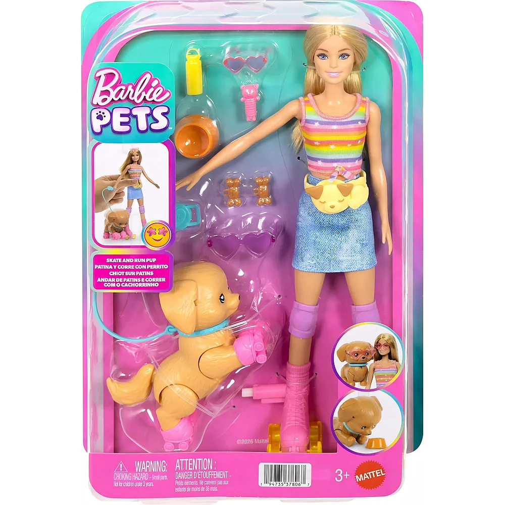 meinspielzeug - Barbie Skate N Run Puppe | Modepuppen
