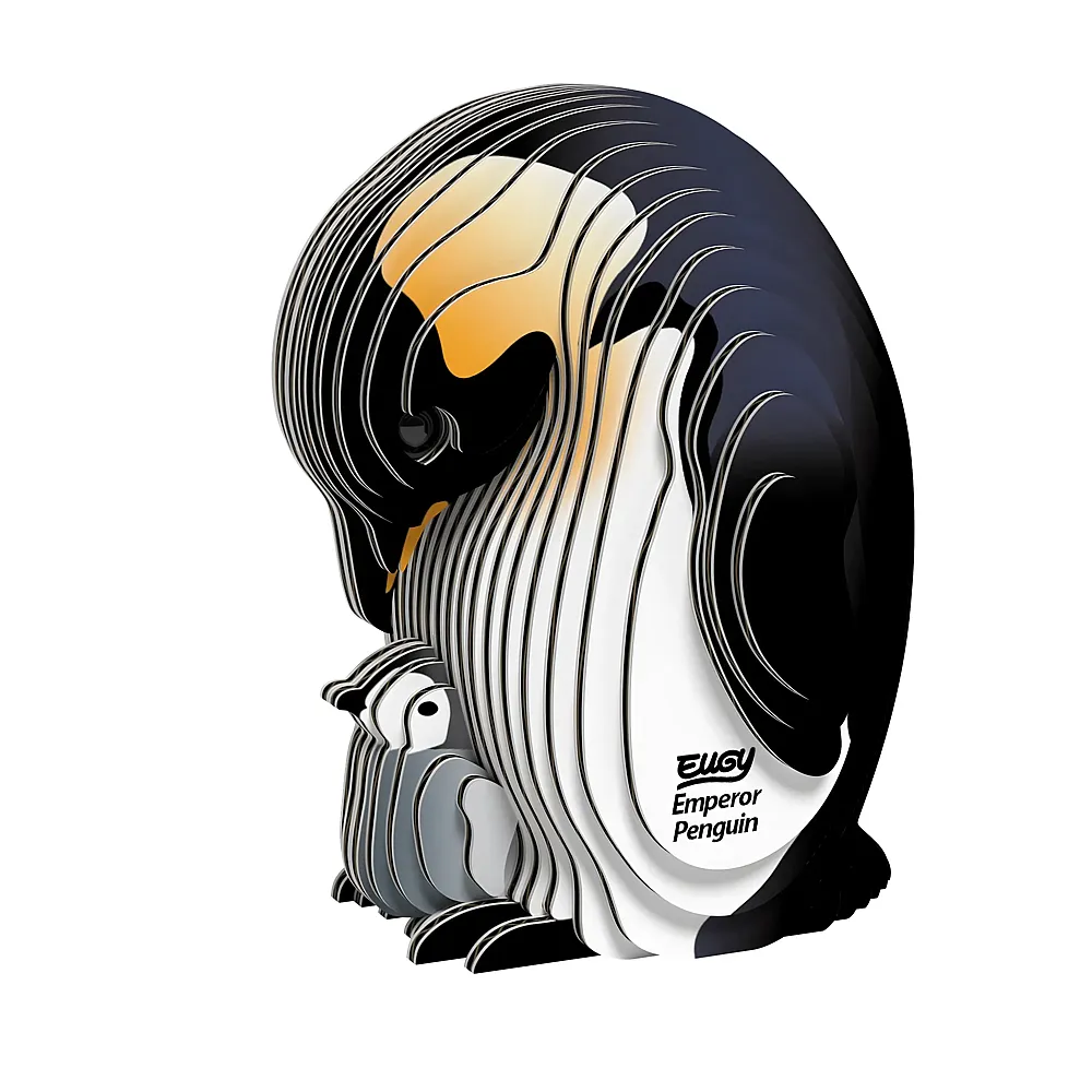 Eugy 3D Karton Figuren Kaiserpinguin