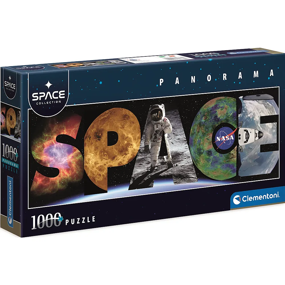 Clementoni Puzzle Panorama Space - 1000 Teile