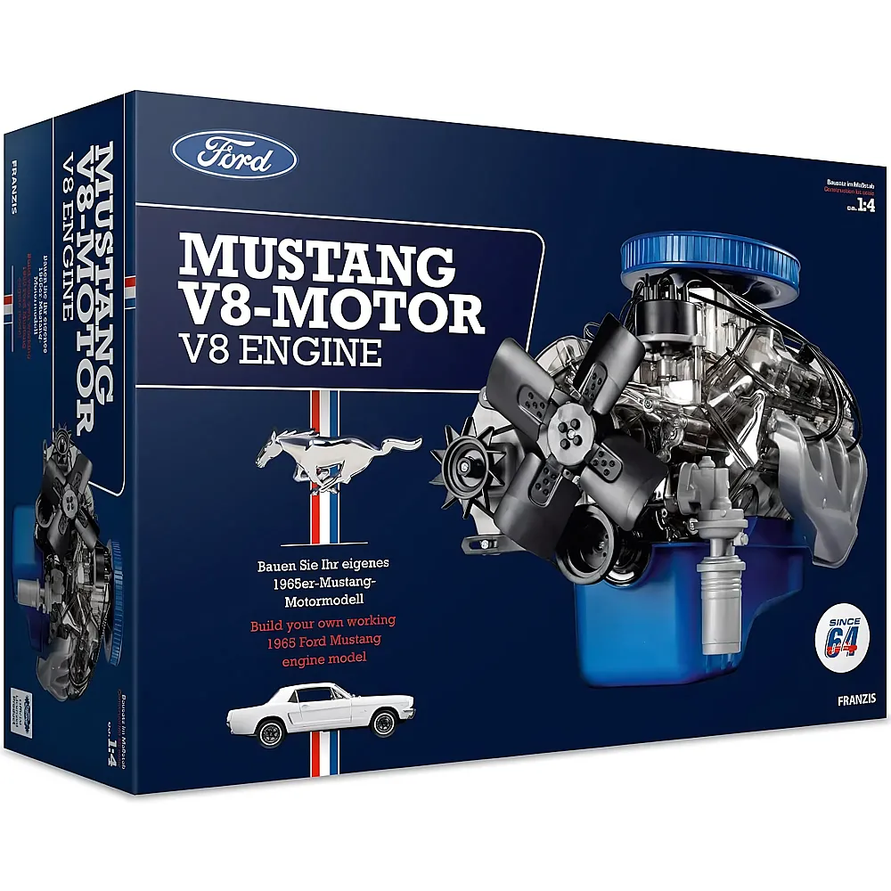 Franzis Motor-Bausatz Ford Mustang V8-Motor