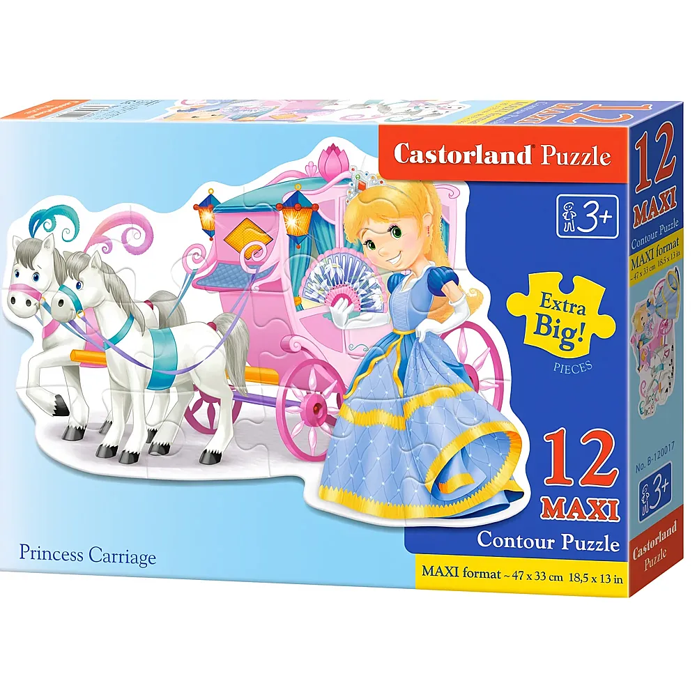 Castorland Puzzle Princess Carriage 12Teile