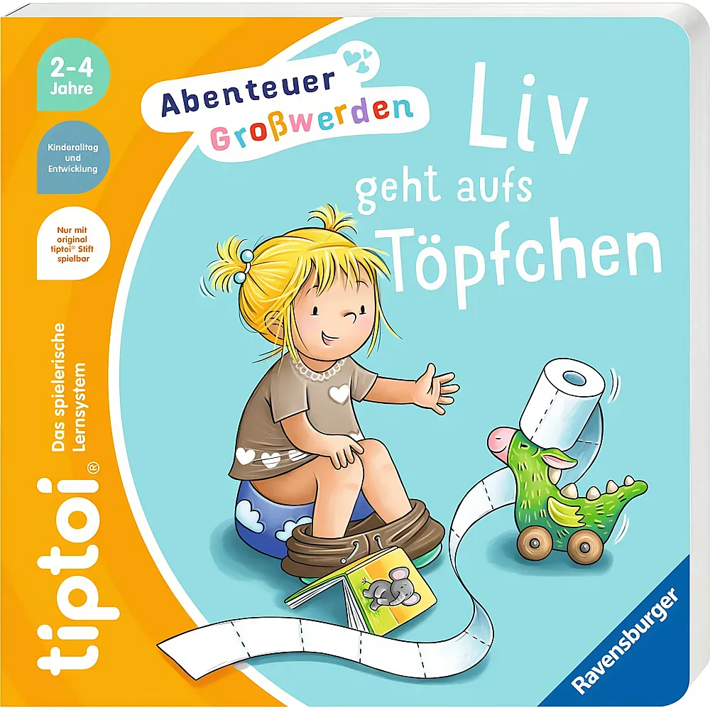 Ravensburger tiptoi Abenteuer Grosswerden: Liv geht aufs T�pfchen