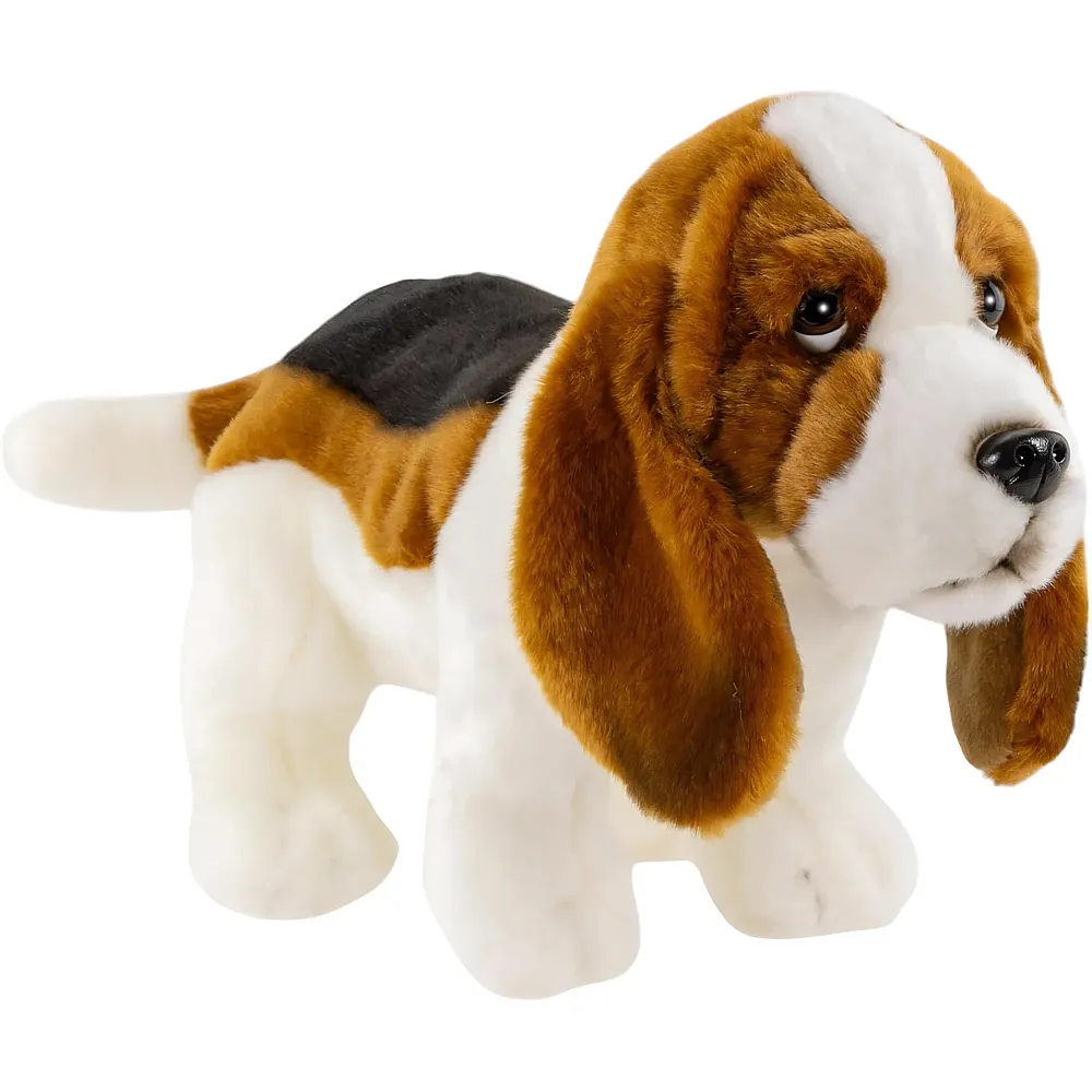 Carl Dick Basset Hund stehend - 32 cm - Hunde Pl�sch