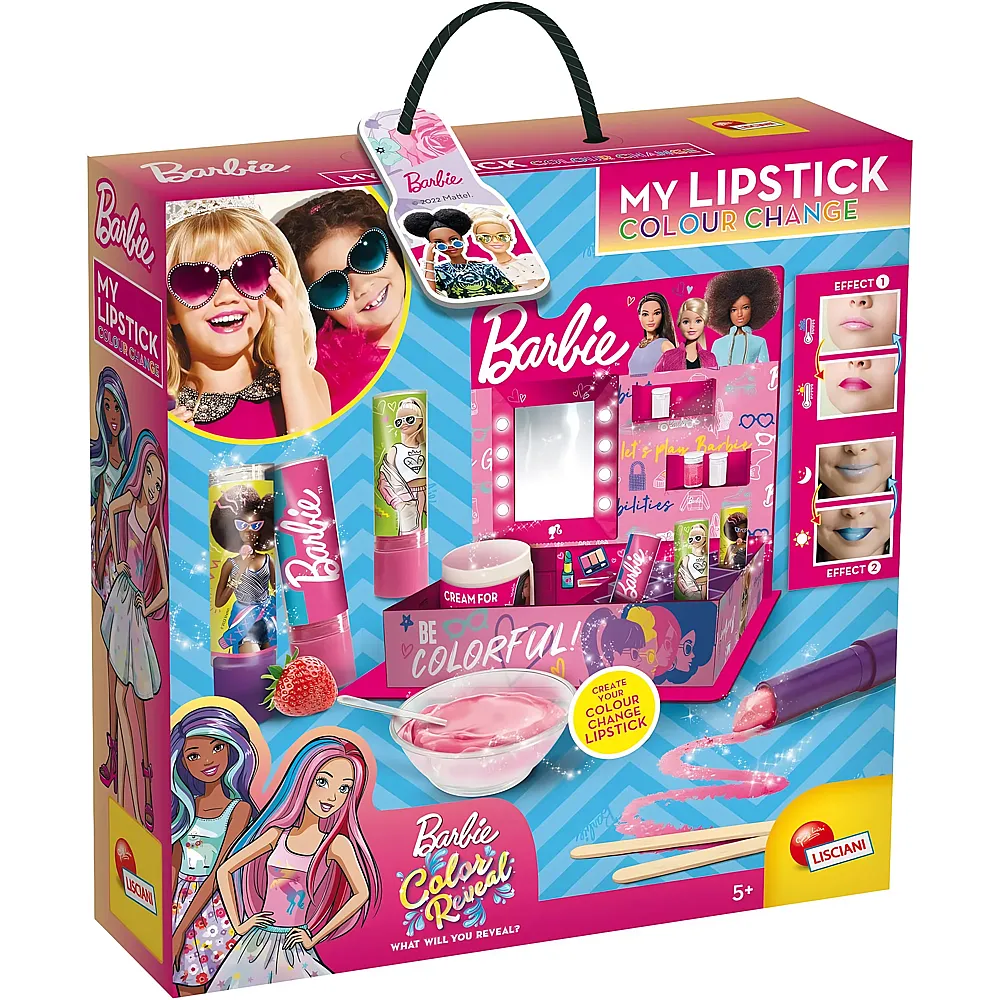 Lisciani Barbie My Lipstick Colour Change