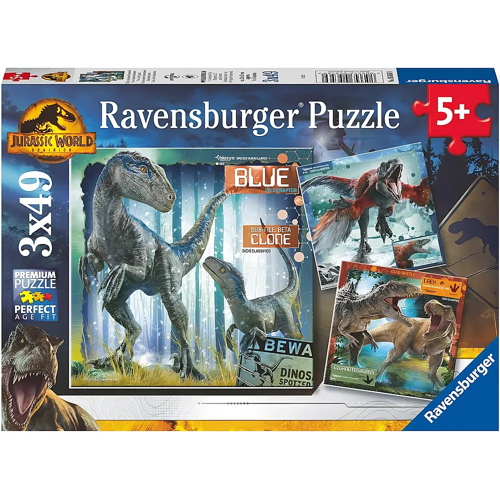 Ravensburger Puzzle Jurassic World 3 49Teile