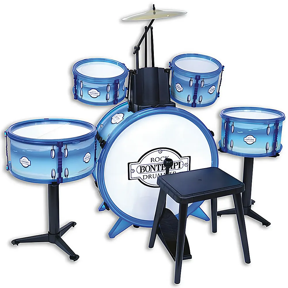 Bontempi Schlagzeug Blau | Schlagzeuge & Rhythmus