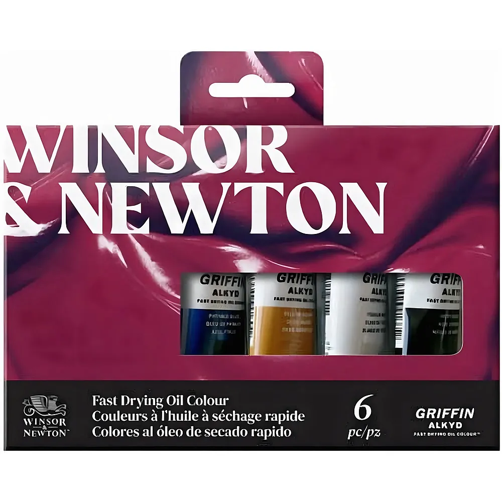Winsor & Newton W&n Griffin Couleur A L'huile Debutant Set 6x37ml