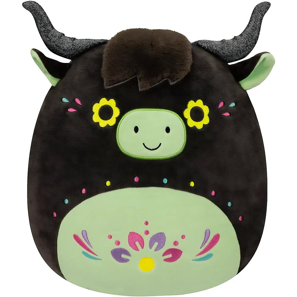 Squishmallows Pl�sch Tag der Toten - Kuh Catrina - 20 cm | Bauernhoftiere Pl�sch