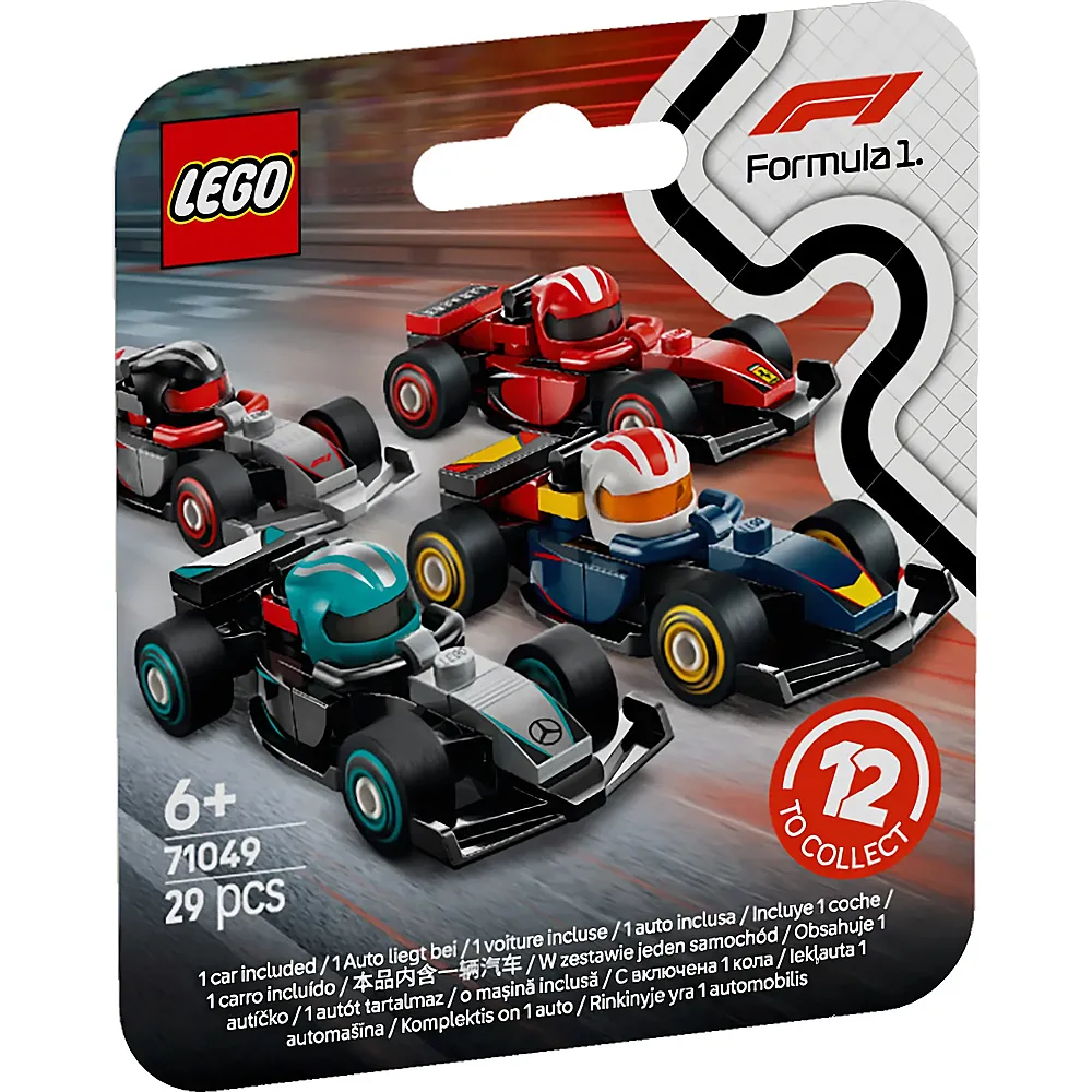 LEGO Minifigures Formula1 F1 Rennwagen zum Sammeln 71049