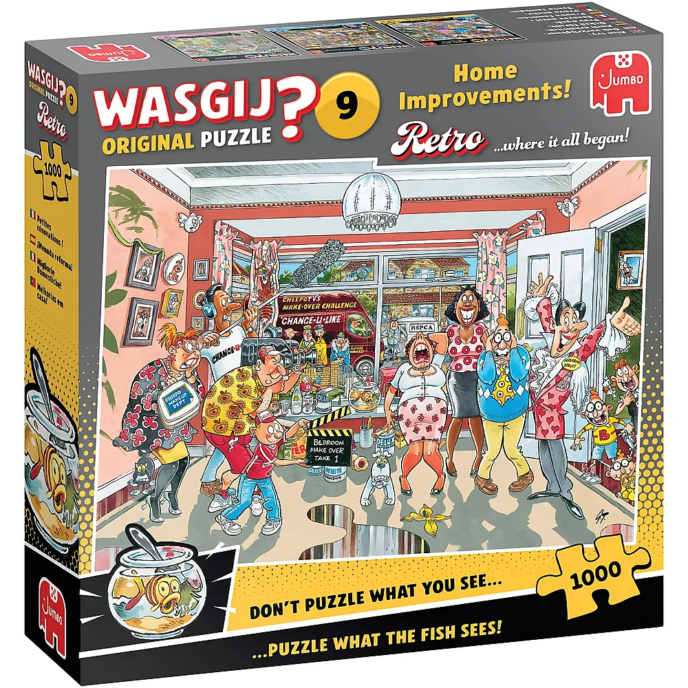 meinspielzeug - Jumbo Puzzle WASGIJ Retro Original Reine Geschmackssache 1000Teile | Puzzle 1000 Teile