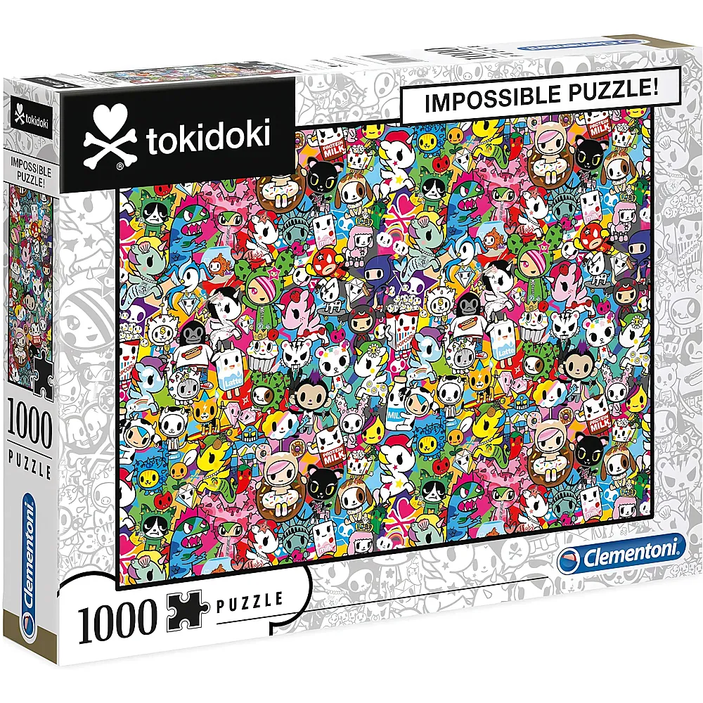 Clementoni Puzzle Impossible Tokidoki - 1000 Teile