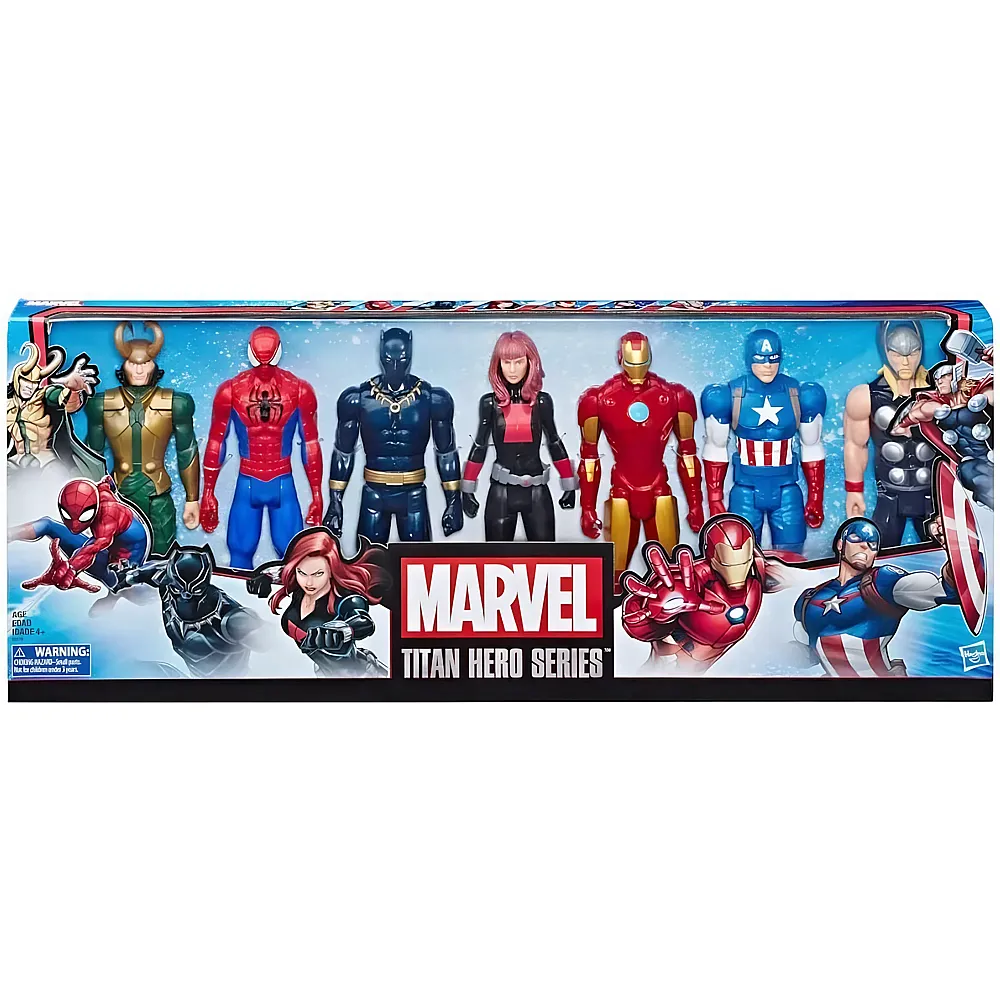meinspielzeug - Hasbro Avengers 7er Pack Titan Hero Series Actionfiguren 30cm