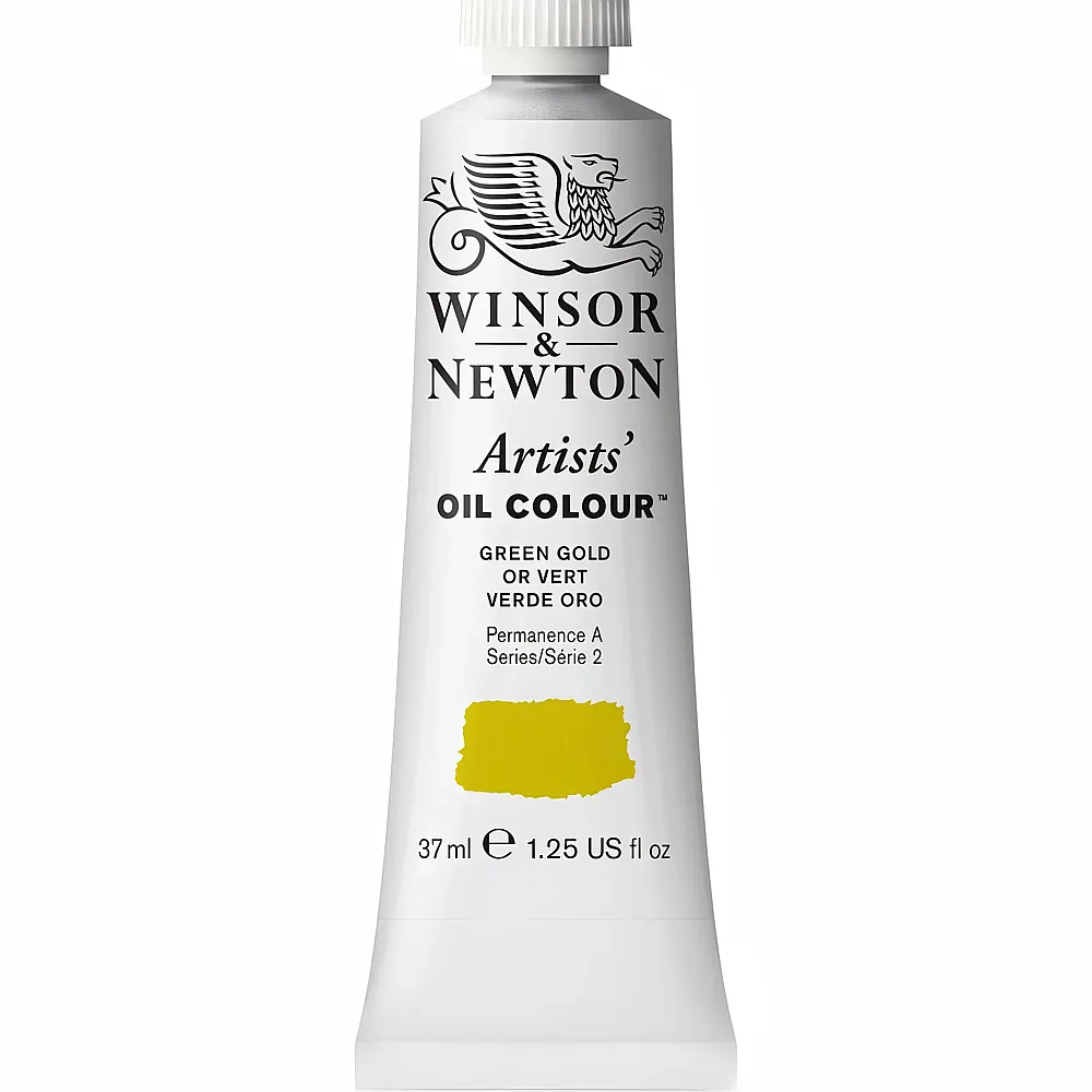 Winsor & Newton Artists' Oil Colour �lfarbe Gr�ngold - 37 ml