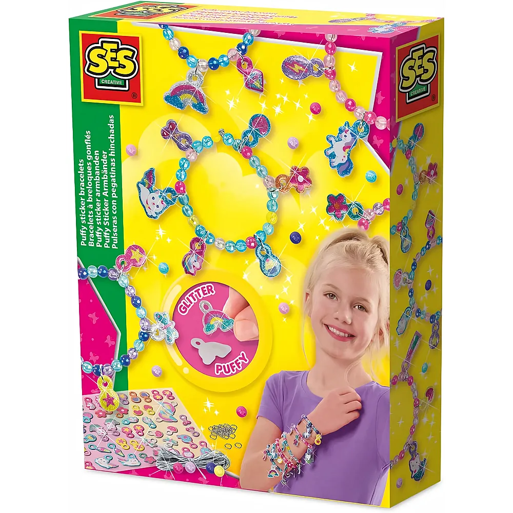 SES Puffy Glitter Sticker-Armb�nder