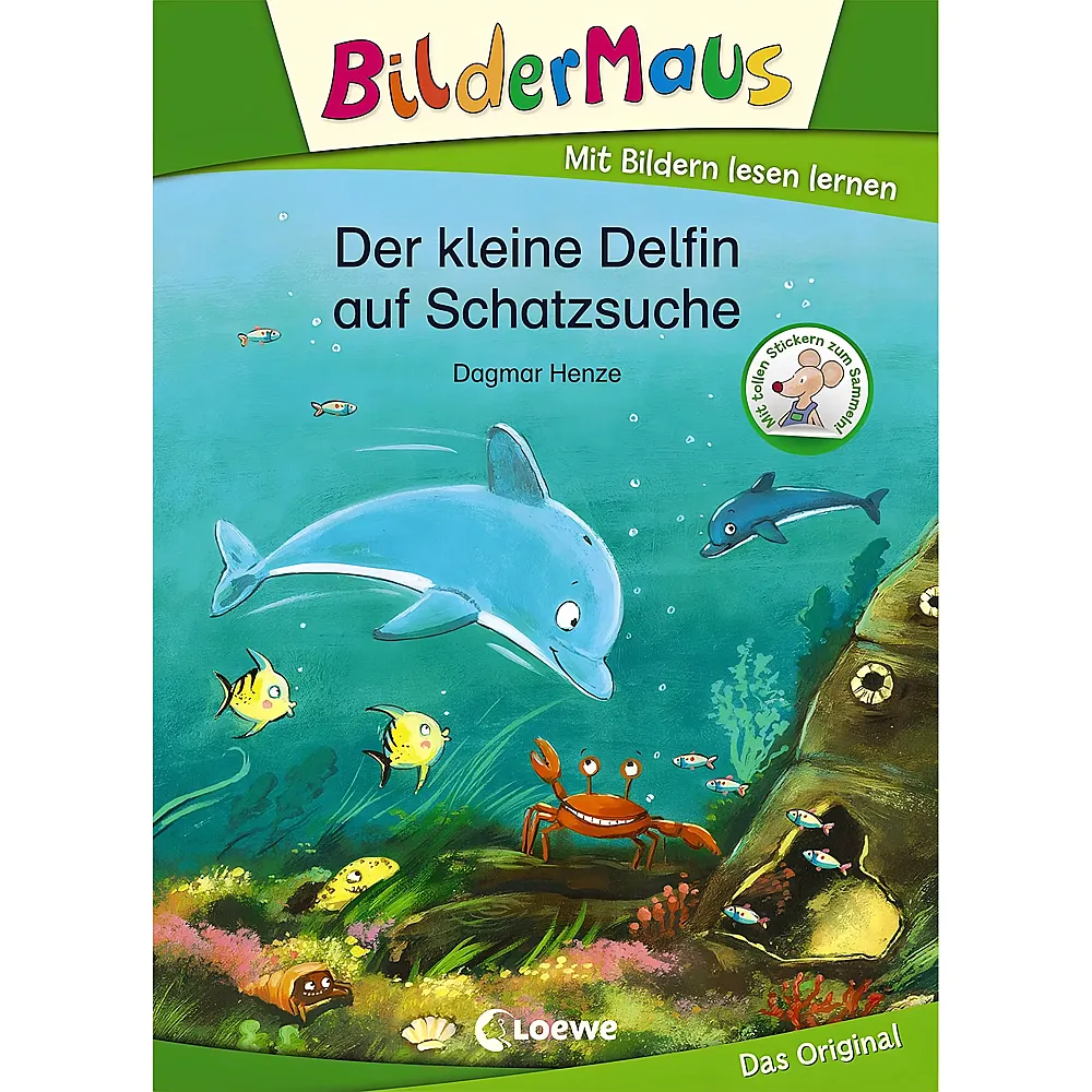 Loewe Bildermaus Der kleine Delfin auf Schatzsuche