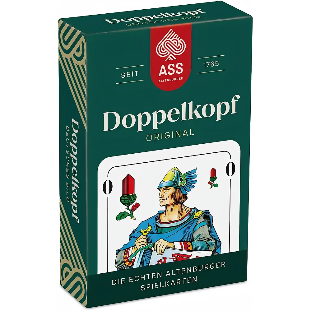 ASS Altenburger Doppelkopf, deutsches Bild in Faltschachtel