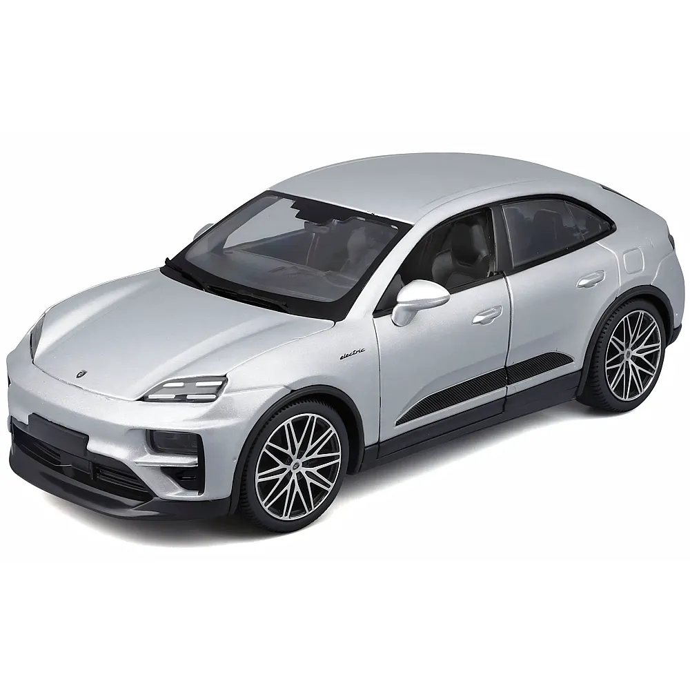 Bburago 1:24 Porsche Macan 4 Electric Silber