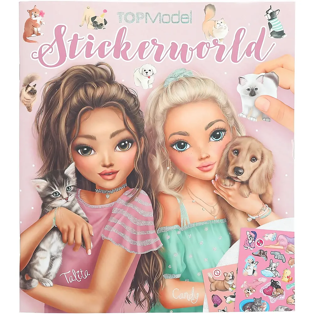 Depesche Stickerbuch Kitty Doggy Top Model