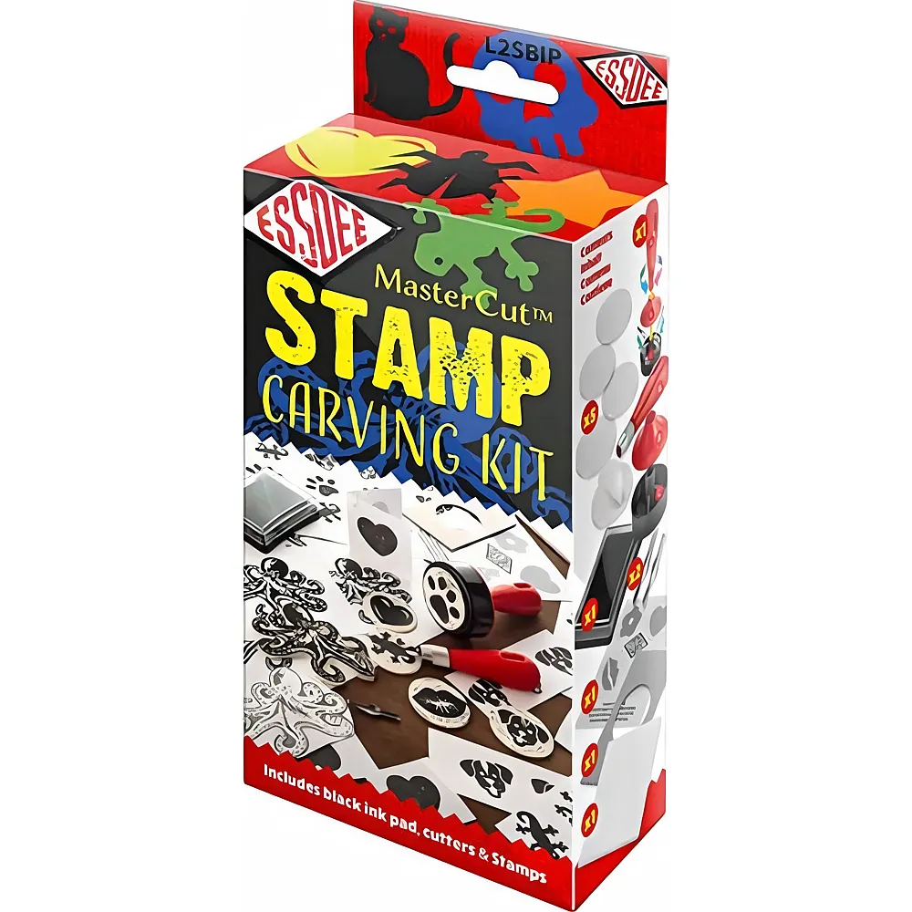 Essdee Mastercut Druck Carving Kit + 5 Druckstempel