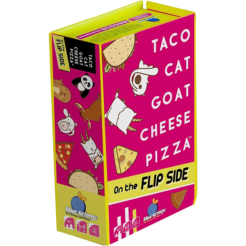 Blue Orange Taco Cat Goat Cheese Pizza ON The Flip Side fr-de-it-en-nl-