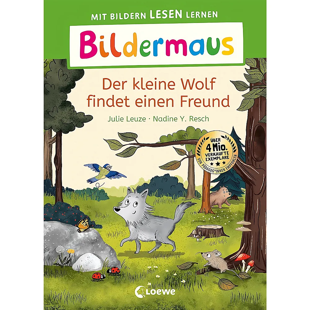 Loewe Bildermaus Der kleine Wolf findet einen Freund