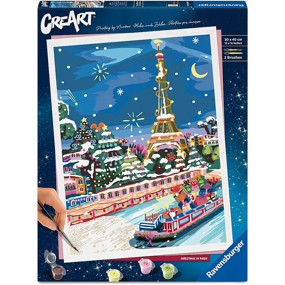 meinspielzeug - Ravensburger CreArt Malen nach Zahlen - Weihnachten in Paris
