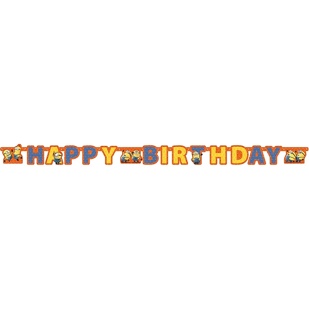 Amscan Partykette Happy Birthday Minions