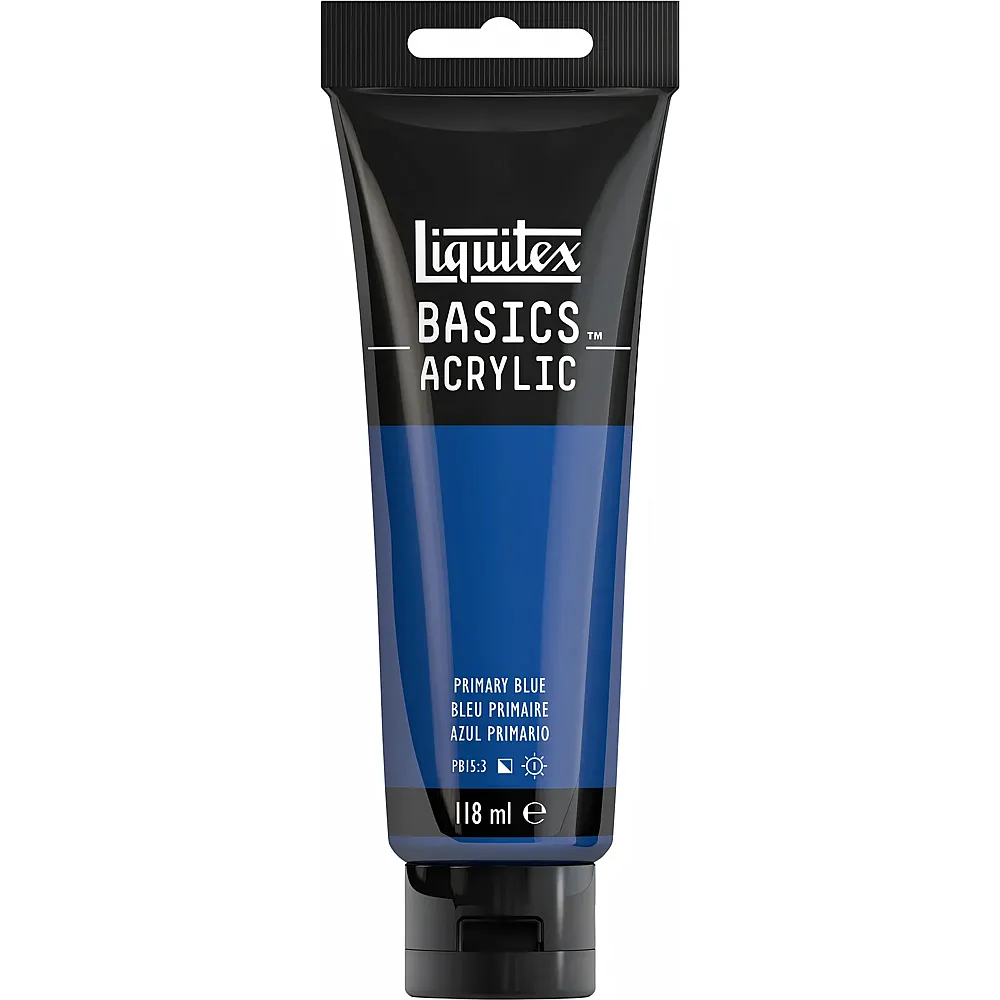 Liquitex Lqx Basics Acrylfarbe 118ml Tube Primrblau - Suche