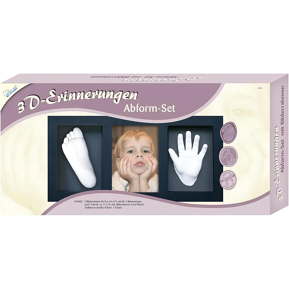Mammut Abform-Set mit Bilderrahmen - Bastelsets