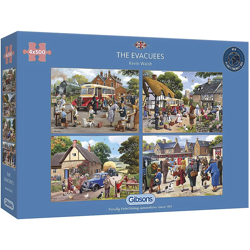 Gibsons Puzzle Kevin Walsh The Evacuees - 500 Teile