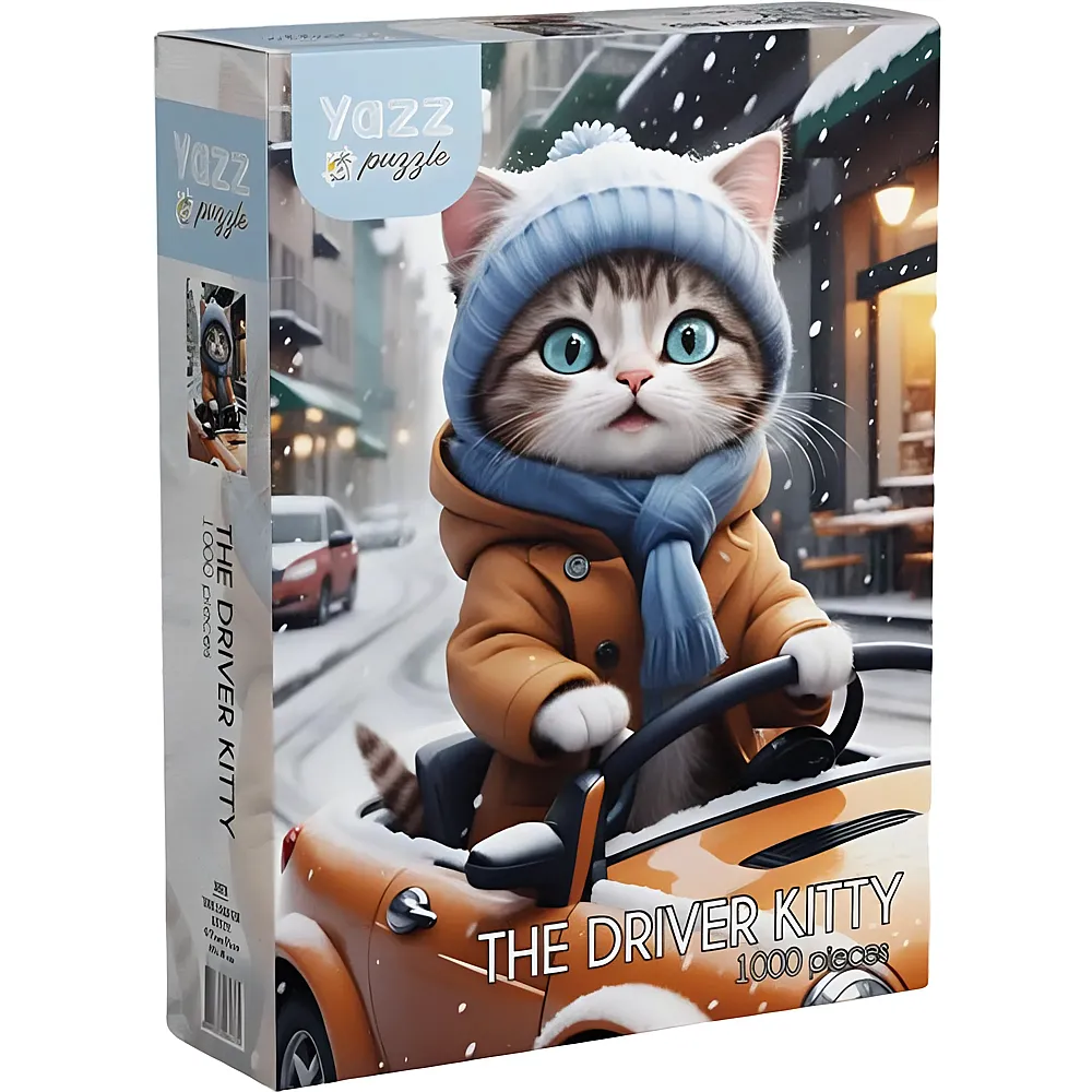 Yazz Puzzle The Driver Kitty - 1000 Teile