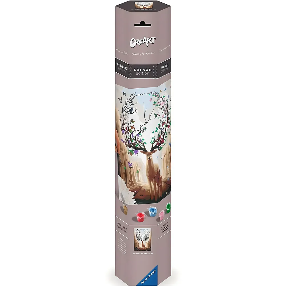 Ravensburger CreArt Leinwand Magischer Hirsch