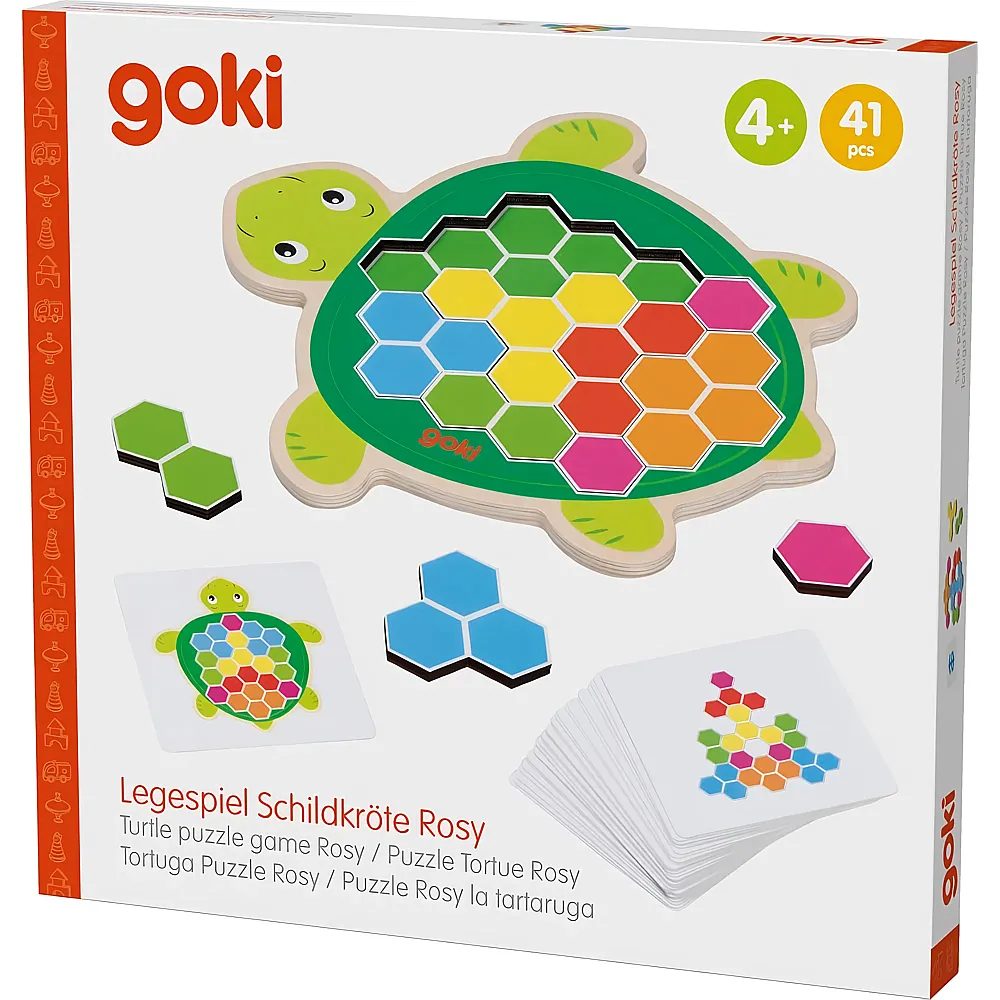 Goki Spiele Legespiel Schildkr�te Rosy